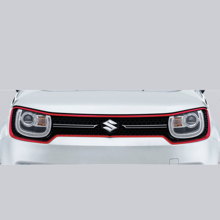 Frontgrill-Umrandung für den SUZUKI IGNIS in rot